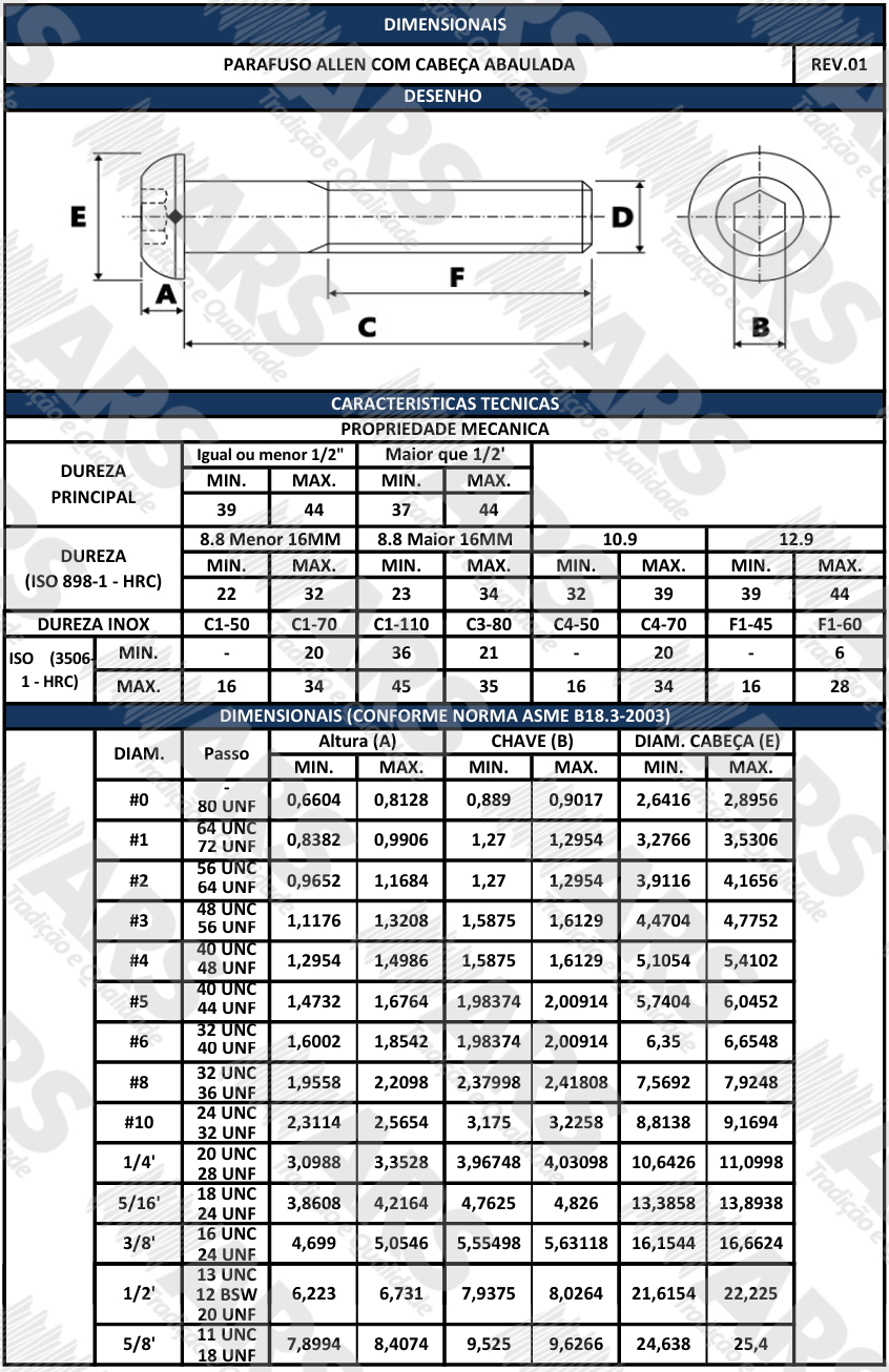 ASME B18.3